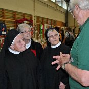 Hans freut sich über den Besuch von der Marienburg