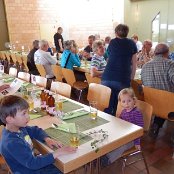 Die Gemüsesuppe schmeckt ...