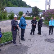 Die ersten Exkursionsteilnehmer treffen ein