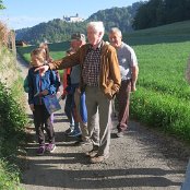 Das Wiiger Schloss von Reiden her gesehen