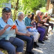 Wunderbar, so im Schatten auszuruhen